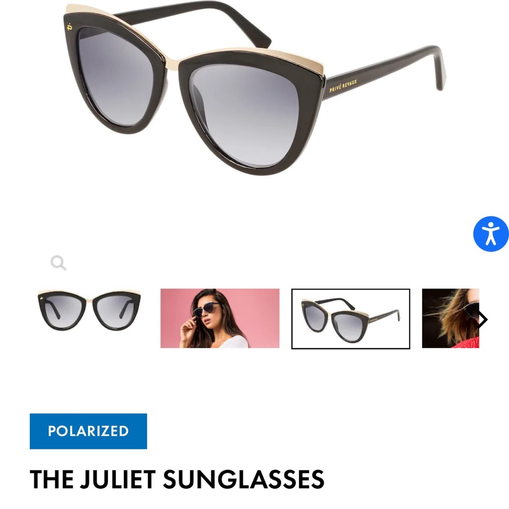 Privé Revaux Sunglasses. NWOT.